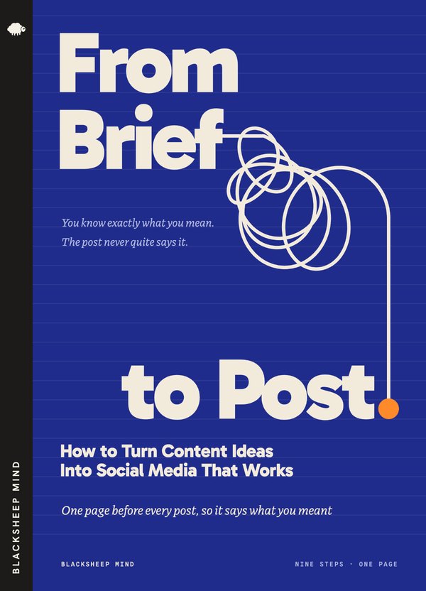 From Brief to Post: How to Turn Content Ideas Into Social Media That Works cover