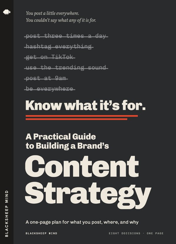 A Practical Guide to Building a Brand’s Content Strategy cover
